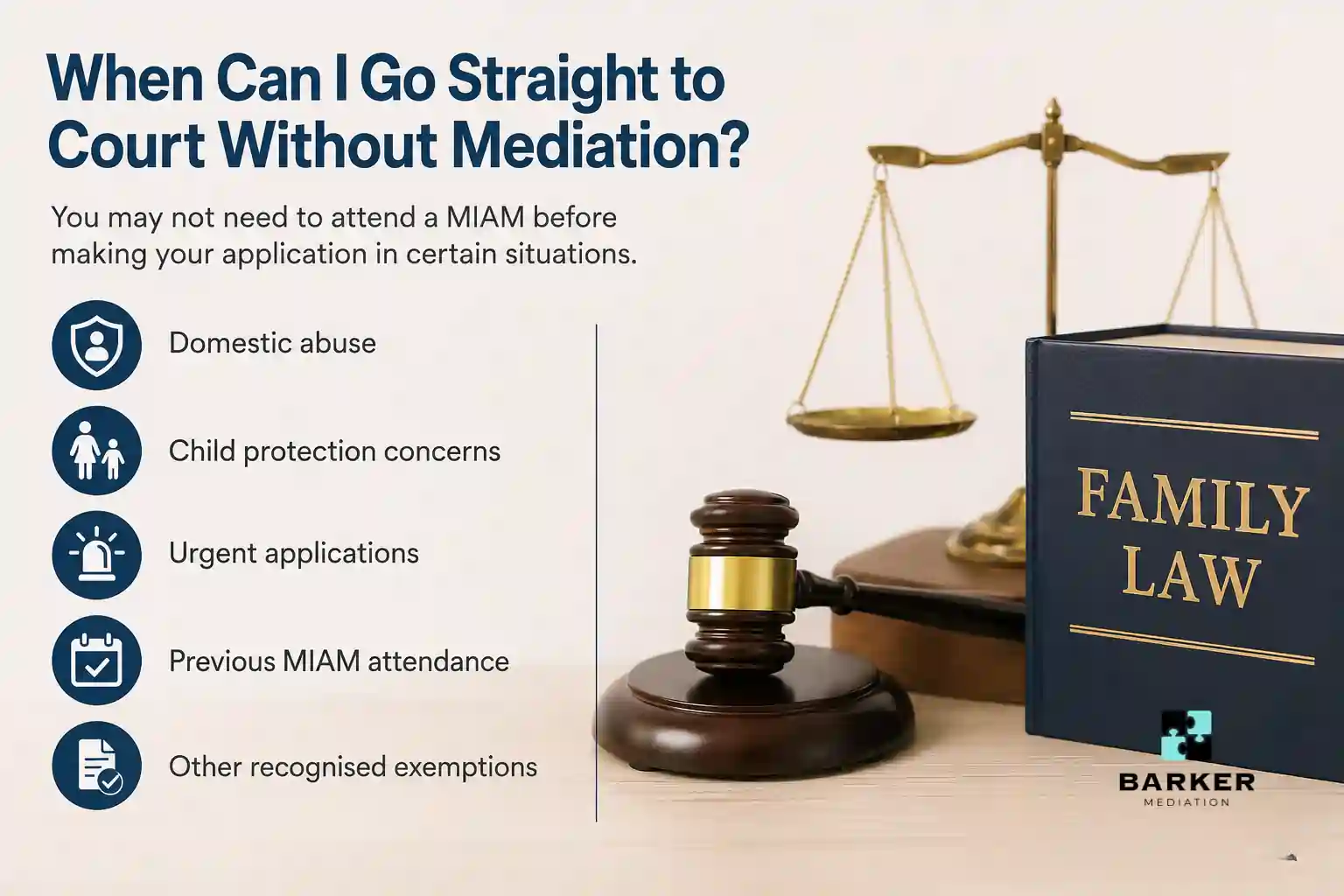 When Can I Go Straight to Court Without Mediation Salford?